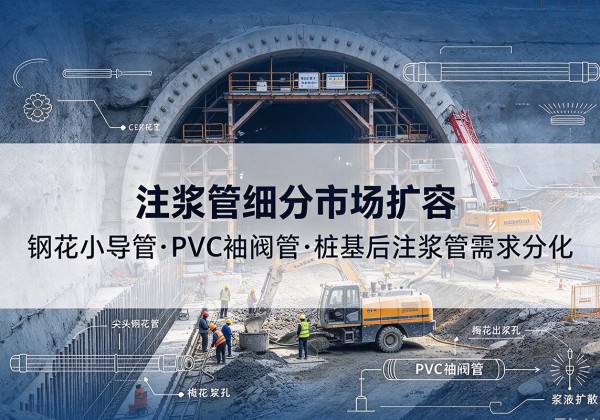 扶余注浆管细分市场扩容，隧道钢花小导管、PVC 袖阀管、桩基后注浆管需求分化